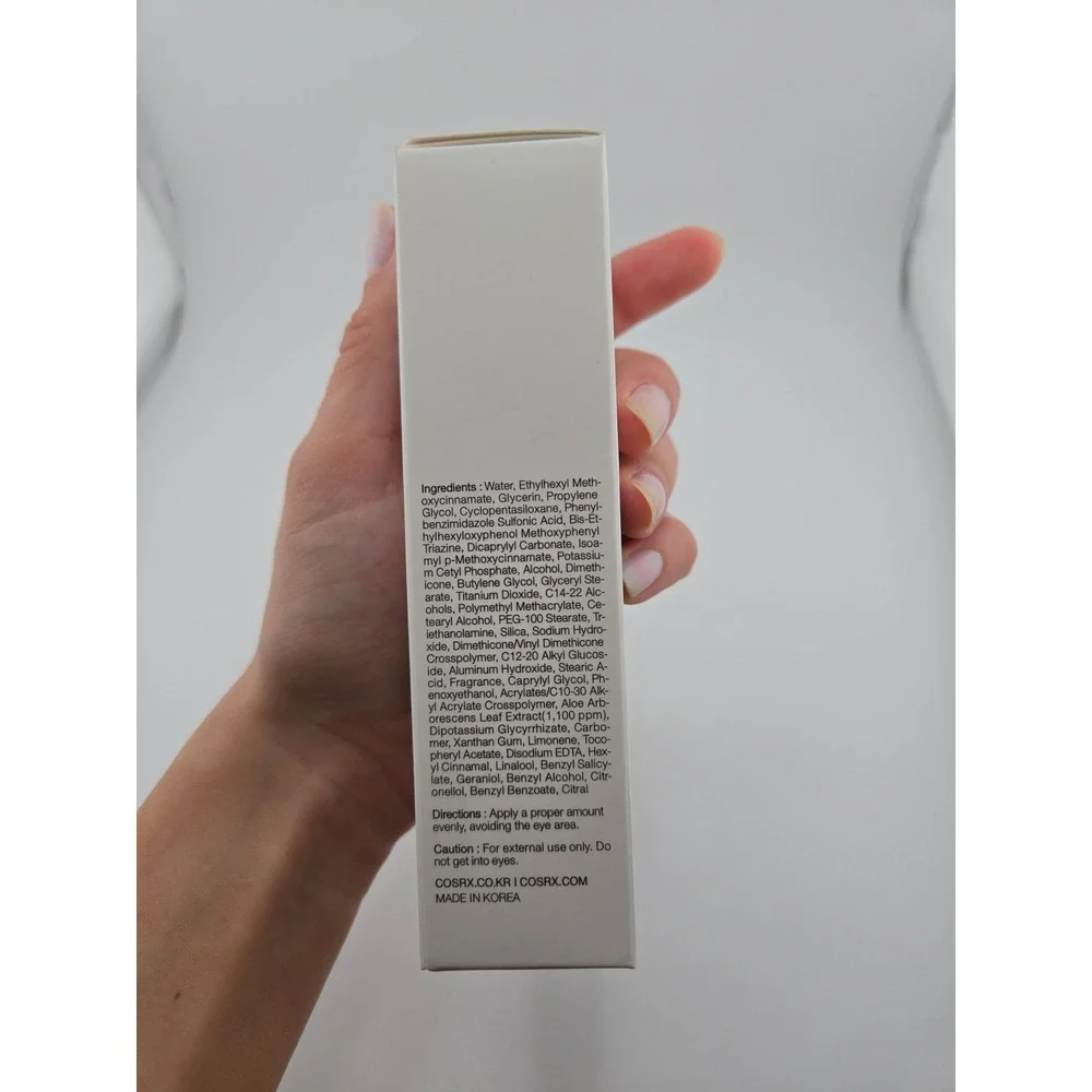 COSRX Aloe Soothing Sun Cream SPF 50+ PA+++ 50ml Korean Sunscreen Hydrating